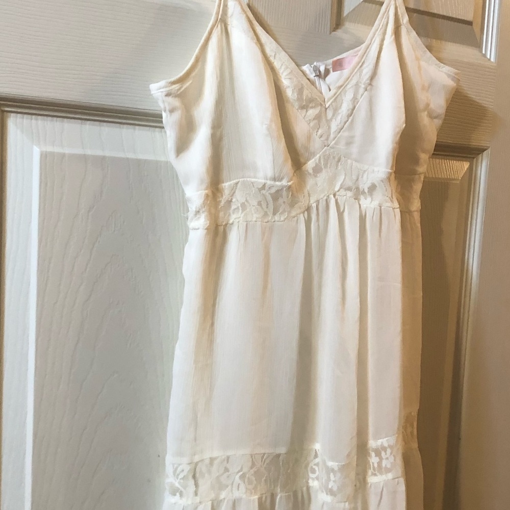 Off white size M long dress.